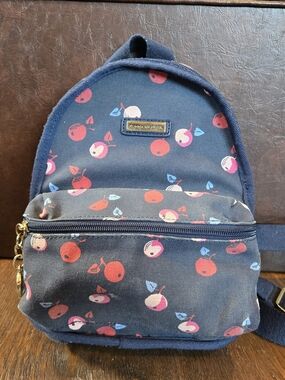 Tommy Hilfiger Navy Mini Backpack with Cherry Motif